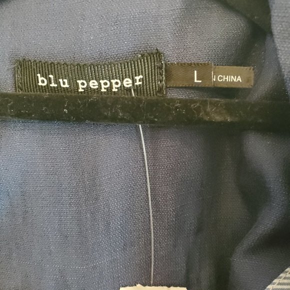 Blu Pepper duster jacket New With Tags Size Large - Picture 2 of 4
